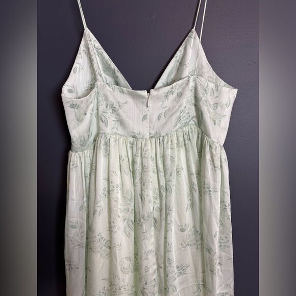 Sachin & Babi Jessica Gown in Jade Rose Watercolor Size 6 NEW - Picture 10 of 13